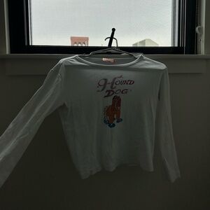 Realisation Par Elvis collection hound dog top